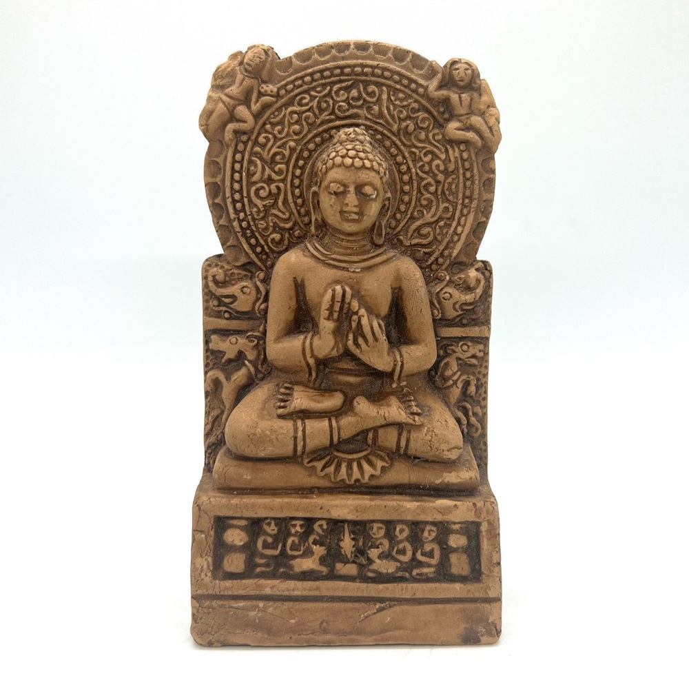 Vintage Seated Buddha of Saranath Figure - Picture 11 of 14